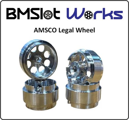 (image for) BMSlot Works BMS2140 16.9 x 10mm Aluminum Wheels