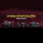 (image for) Scalextric C4575A Batmobile Ultiimate Collection Chromed Triple Pack - Pre-order