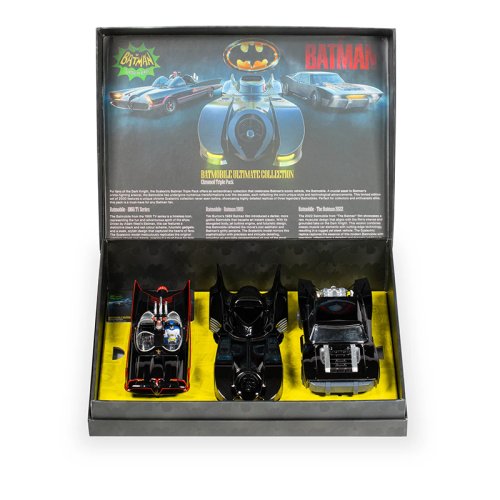 (image for) Scalextric C4575A Batmobile Ultiimate Collection Chromed Triple Pack - Pre-order