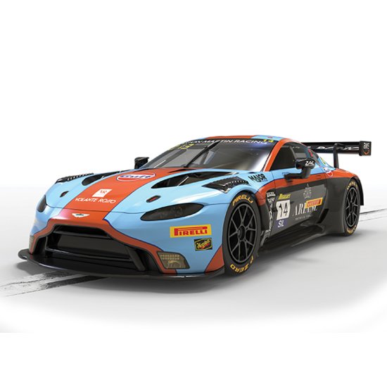 (image for) Scalextric C4655 Aston Martin GT3 Vantage 12hrs of Bathurst 2025, Gulf Edition - Pre-order