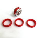 (image for) FC's FCSWHEELDONUTS16MM Wheel Stability Inserts 16 mm, Red (x4)