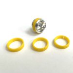 (image for) FC's FCSWHEELDONUTS17MM Wheel Stability Inserts 17 mm, Yellow (x4)