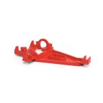 (image for) NSR 1264EVO Triangular Sidewinder Short Can Motor Mount Extra Hard, Red - with hole for motor screw offset 0.75