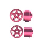 (image for) Staffs STAFFSPINK5SPOKE Five Spoke Deep Dish Front and Rear Wheels Set (15.8) Pink - Special Edition (2 + 2)