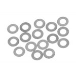 (image for) Professor Motor PMTR1012 3/32" Stainless Steel Axle Spacers 0.010" (0.25mm) Thick (x16)