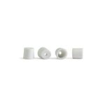 (image for) RevoSlot RS-234C Rubber Covers for Body Post 4mm H1.5mm, White (x4)