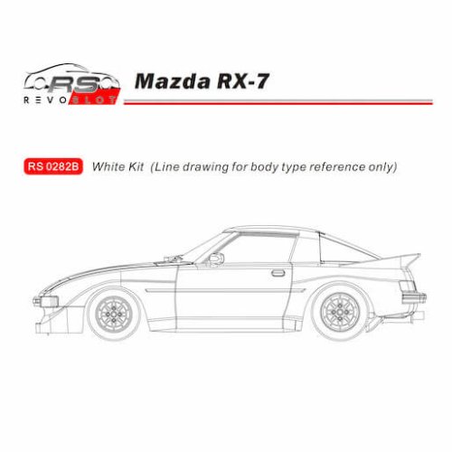 (image for) RevoSlot RS0282B Mazda RX-7 White Kit Type B