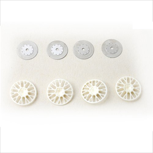 (image for) RevoSlot RS-107 Porsche 911 GT2 Unpainted Wheel Inserts