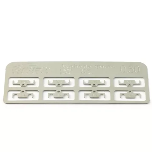 (image for) RevoSlot RS-213HC Photo Etched Spacers for Axle Holders - H 0.50mm (x4 front & rear)