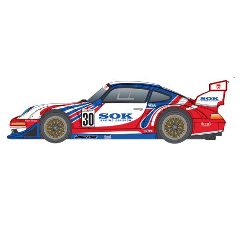 (image for) RevoSlot RS0323 Porsche 911 GT2 Sogo - Keibi No.30 - Pre-order