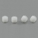 (image for) Scaleauto SC-1011 11T Nylon Pinion M50 ø6mm for 2mm motor shaft (x4)