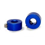 (image for) Staffs STAFFS73 Aluminum Axle Stopper Blue 3/32 (x2) M2 grub (x2)