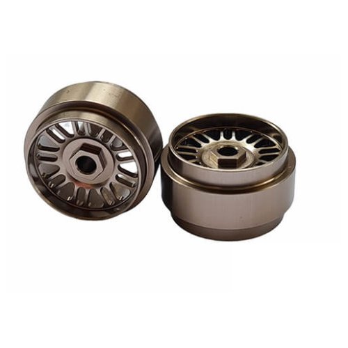 (image for) Staffs STAFFS131 BBS Style Aluminum Air Wheels Grey 16.9 x 10mm (x2)