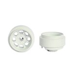 (image for) Staffs STAFFS156 Classic Aluminum Wheels White 15.8 x 8.5mm (x2)