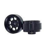 (image for) Staffs STAFFS161 Classic Deep Dish Aluminum Wheels Black 15.8 x8.5mm (x2)
