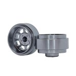 (image for) Staffs STAFFS165 Classic Deep Dish Aluminum Wheels Grey 15.8 x 8.5mm (x2)