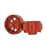 (image for) Staffs STAFFS167 Classic Deep Dish Aluminum Wheel Orange 15.8 x 8.5mm (x2)