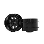 (image for) Staffs STAFFS169 Classic Deep Dish Aluminum Air Wheels Black 15.8 x 10mm (x2)