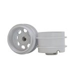 (image for) Staffs STAFFS174 Classic Deep Dish Aluminum Air Wheels White 15.8 x 10mm (x2)