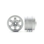 (image for) Staffs STAFFS205 Six Spoke Aluminum Air Wheels White 15.8 x 10mm (x2)