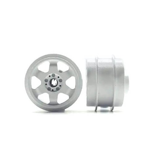 (image for) Staffs STAFFS205 Six Spoke Aluminum Air Wheels White 15.8 x 10mm (x2)