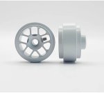 (image for) Staffs STAFFS222 Hyper Aluminum Wheels White 15.8 x 8.5mm (x2)