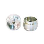 (image for) Staffs STAFFS24 Bullet-Hole Aluminum Wheels Silver 15.8 x 8.5mm (x2)