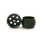 (image for) Staffs STAFFS25 Bullet-Hole Aluminum Wheels Black 15.8 x 8.5mm (x2)