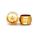 (image for) Staffs STAFFS26 Bullet-Hole Aluminum Wheels Gold 15.8 x 8.5mm (x2)