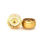 (image for) Staffs STAFFS36 BBS Style Aluminum Wheels Gold 16.9 x 8.5mm (x2)