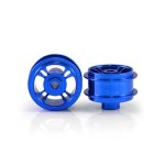 (image for) Staffs STAFFS47 Four Spoke Aluminum Air Wheels Blue 15.8 x 8.5mm (x2)