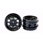 (image for) Staffs STAFFS84 Eight Spoke Aluminum Air Wheels Black 15.8 x 10mm (x2)