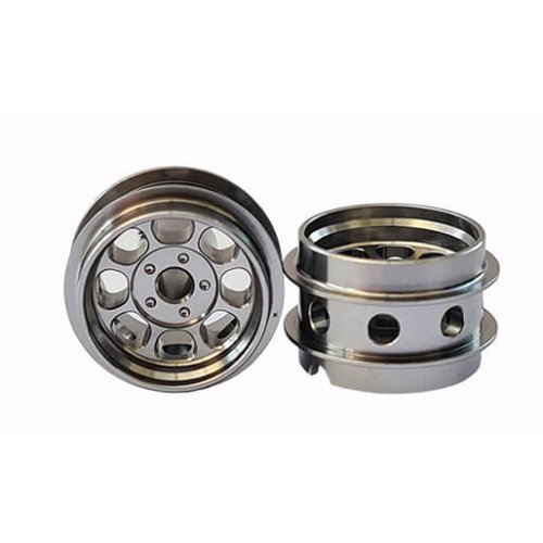 (image for) Staffs STAFFS88 Eight Spoke Aluminum Air Wheels Grey 15.8 x 10mm (x2)