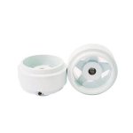 (image for) Staffs STAFFS89 Five Spoke Aluminum Wheels White 15.8 x 8.5mm (x2)