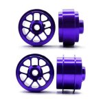 (image for) Staffs STAFFSPURPLE Hyper Front and Rear Wheels Set (15.8) Purple - Special for UK Slot Car Show (2 + 2)
