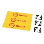 (image for) Scaleauto SC-10240G Billboard Panel with Supports, Shell - pack of 3