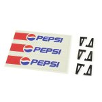 (image for) Scaleauto SC-10240I Billboard Panel with Supports, Pepsi - pack of 3