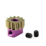 (image for) Scaleauto SC-1072E75 Removable Ergal Pinion 12 Tooth M50 ø7.5mm for 2mm shaft with M2 screw (x1)