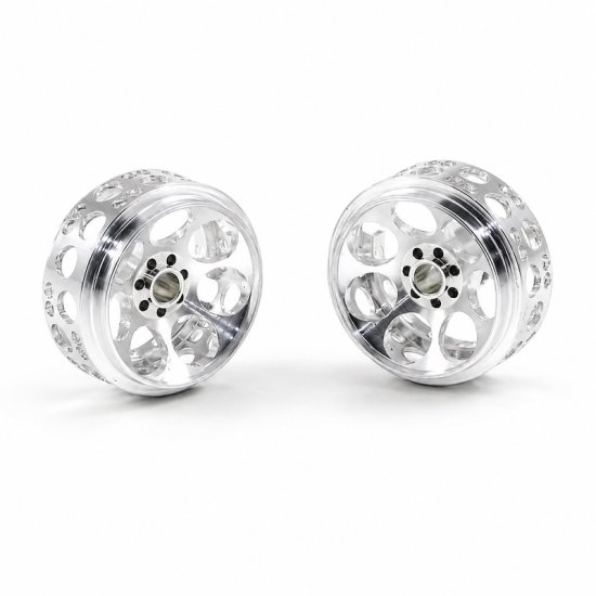 (image for) Scaleauto SC-4049D25 Aluminum Wheels 16.2 x 8.5mm Lightweight Monza-2 (x2)