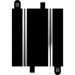 (image for) Scalextric C8207 Half Straight 6.88" (175mm), x2