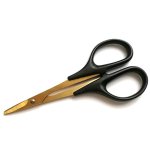 Staffs STAFFS333 Titanium Coated Curved Scissors (image for) Staffs STAFFS333 Titanium Coated Curved Scissors
