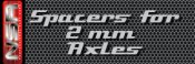 (image for) NSR Spacers for 2mm Axles
