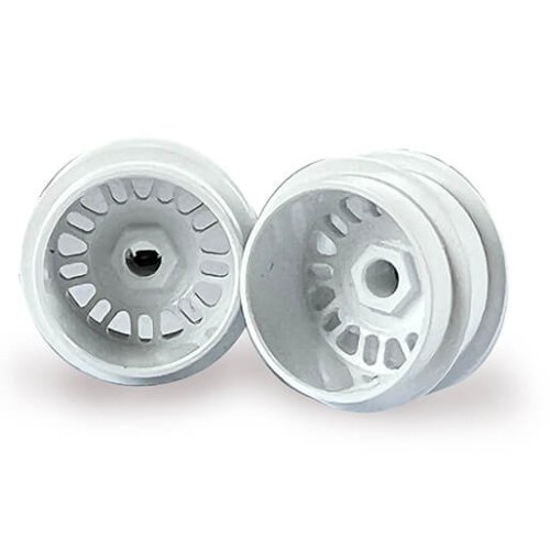 (image for) Staffs STAFFS114 BBS Style Deep Dish Aluminum Air Wheels White 15.8x10mm (x2)