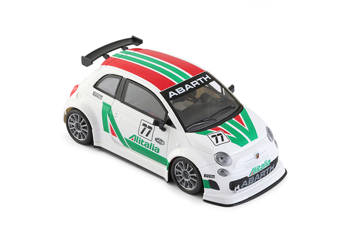 0101SW NSR Abarth 500 Assetto Corsa Aitalia, No.77, White 0101SW NSR Abarth 500 Assetto Corsa Aitalia, No.77, White