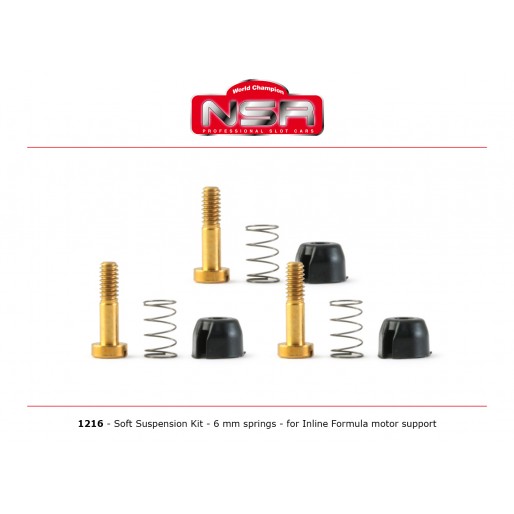 NSR1216 NSR Soft Suspension Kit Inline NSR Formula Motor Support NSR1216 NSR Soft Suspension Kit Inline NSR Formula Motor Support
