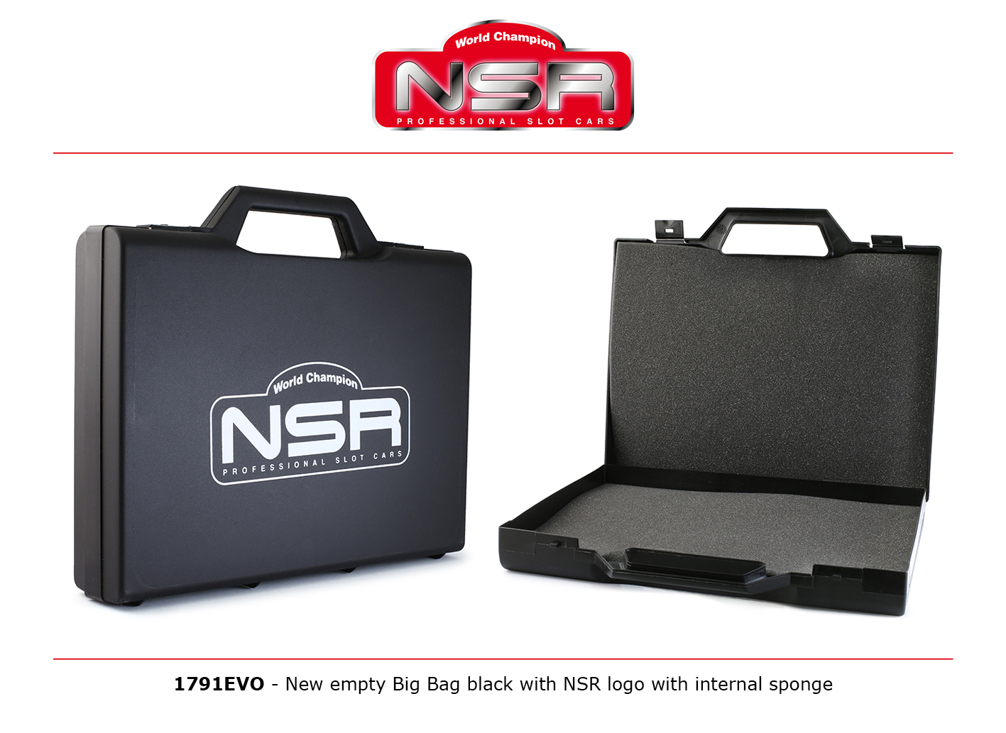 NSR 1791EVO Big Carrying Case with Logo and Internal Sponge NSR 1791EVO Big Carrying Case with Logo and Internal Sponge