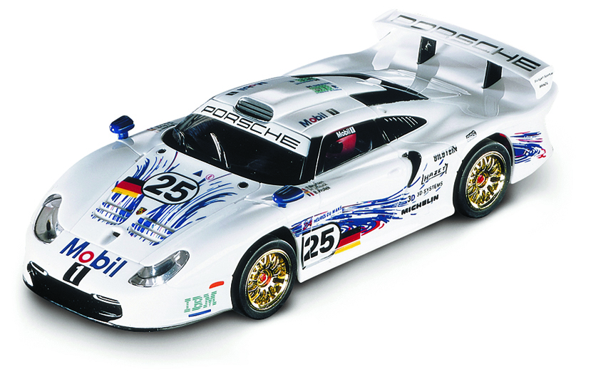 FLY A1604 PORSCHE CARRERA 6 ALCANIZ 1968 1ST NEW 1/32 SLOT CAR IN DISPLAY CASE 