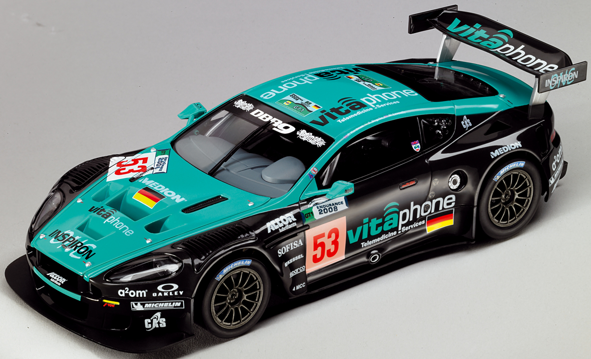 Carrera 23738 D124 Aston Martin DBR9 Vitaphone Racing LeMans '08 Carrera 23738 D124 Aston Martin DBR9 Vitaphone Racing LeMans '08