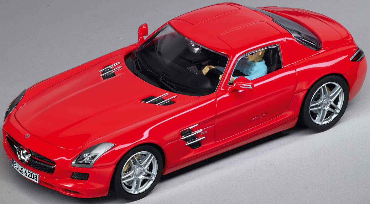 Carrera 27344 Evolution Mercedes SLS AMG Coupe, Red