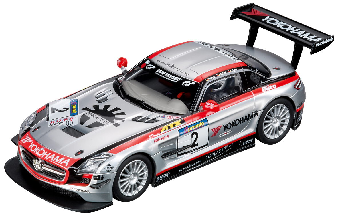 Carrera 30551 Mercedes-Benz SLS AMG GT3 Team Black Falcon, No.2 Carrera 30551 Mercedes-Benz SLS AMG GT3 Team Black Falcon, No.2